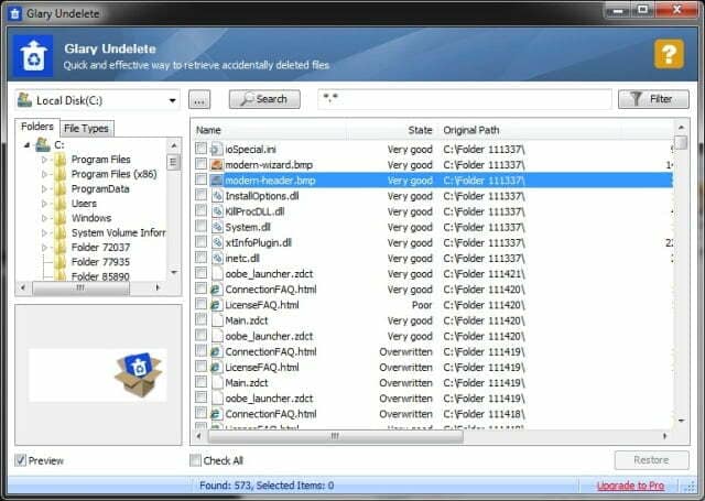 How to Recover Deleted Files from any storage device for free 5 Glary Undelete