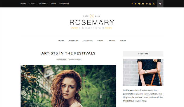 Top 10 free responsive blogger templates for 2021 which will make your blog look amazing 6 rosemary-minimal-blogger-template