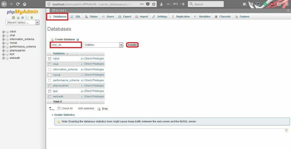 PHP - How to create a database? - AnupTechTips